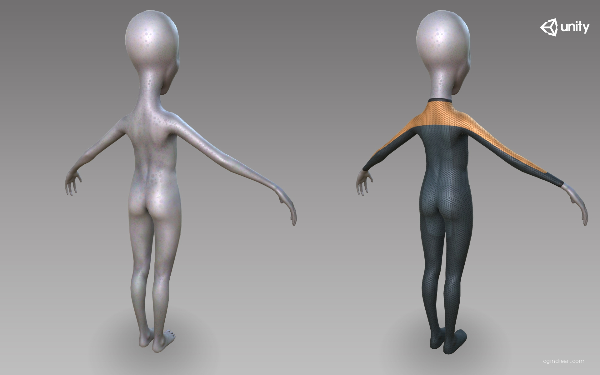Grey Alien 3d model